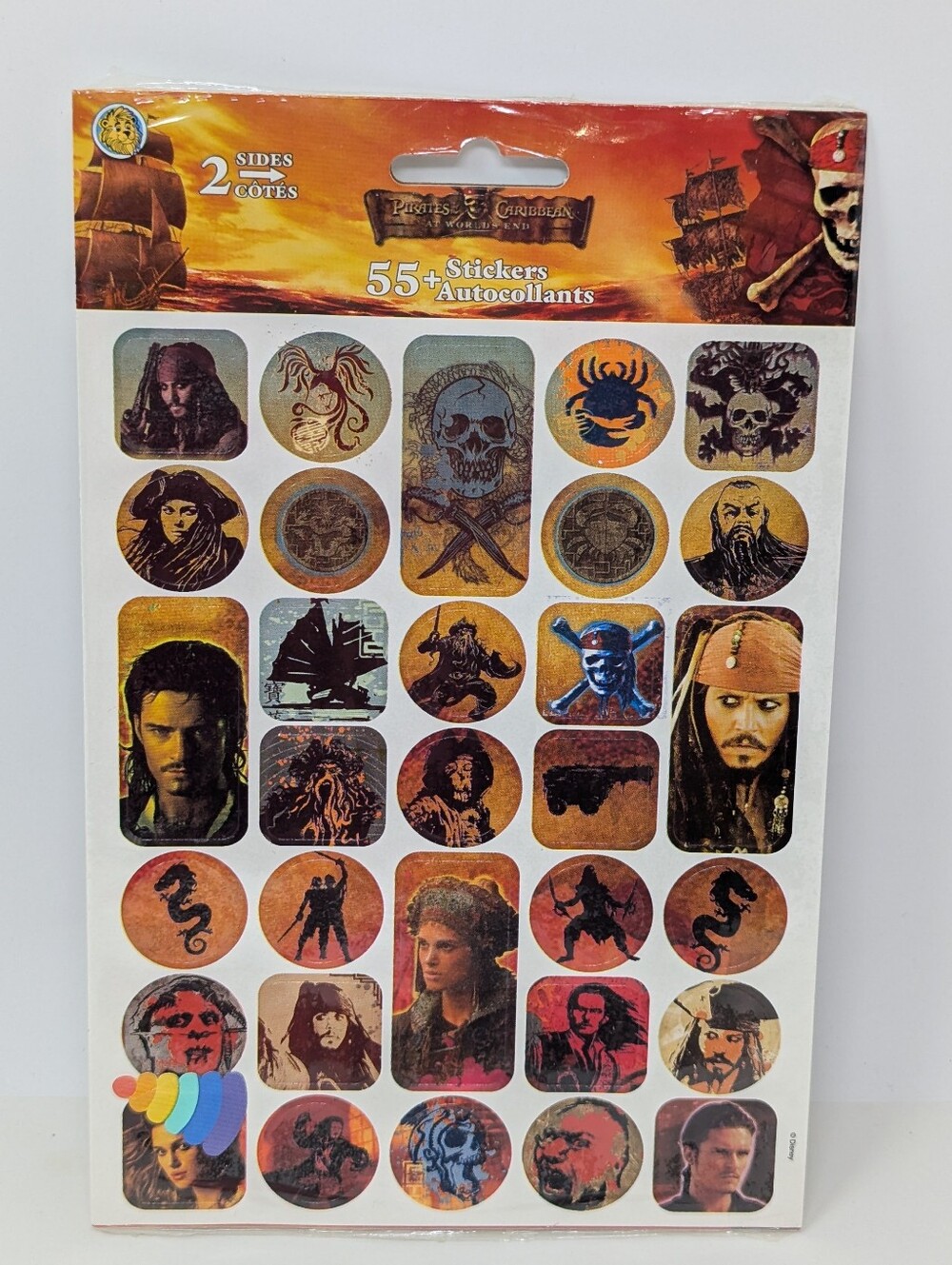 Sandylion Stickers Pirates of the Caribbean Vintage